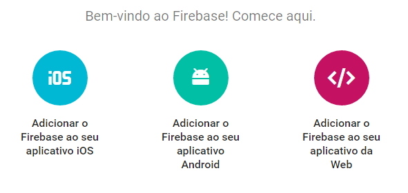 onde pegar as configuracoes do firebase - angular 2 e firebase